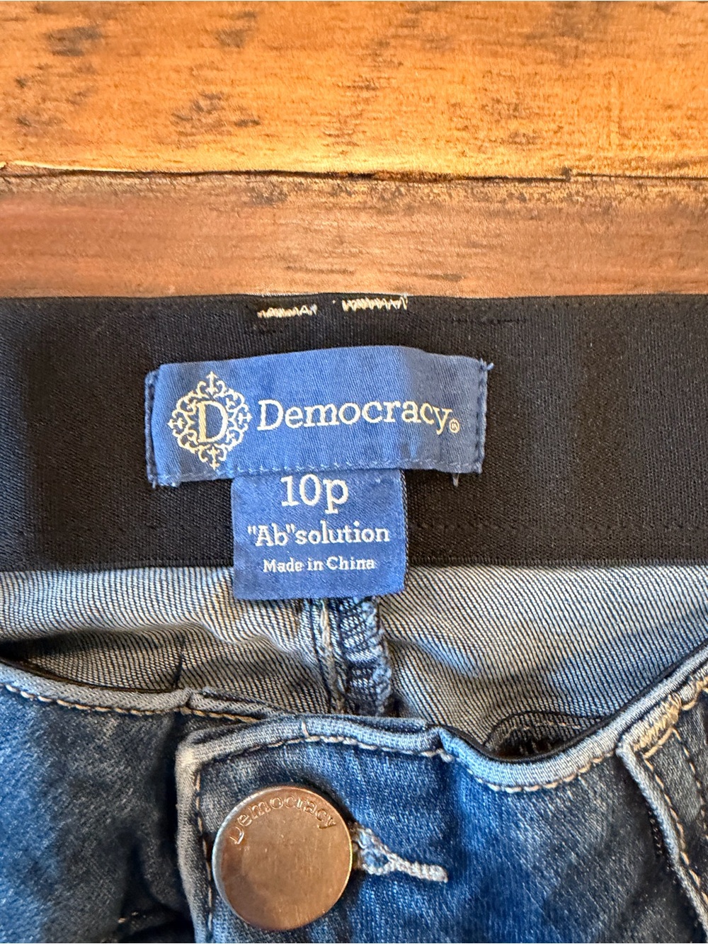 Democracy Women's Jeans in Blue Wash - Picture 2 of 4